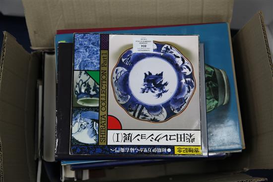 A collection of thirty three reference books and catalogues on Japanese ceramics, (see website for further details)